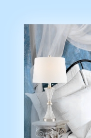crystal table lamp bed canopy