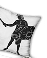 Toga Party Ancient Swordsman Pillow Cover