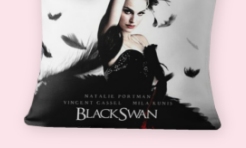 Black Swan Natalie Portman Throw Pillow Blackswan Film Throw Pillow Black Swan Throw Pillow   Swan Lake Decor  swan lake themed bedroom ideas.