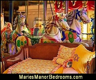 Carnival Home Decor carousel horse wall art merry go round wall mural carousel themed