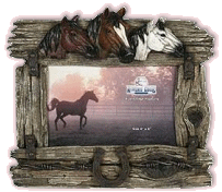 hand painted picture frame has a poly resin design with glass insert. It is the perfect gift or decoration for any horse enthusiast. This picture frame can be displayed or hung horizontally. 