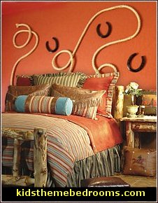 Wild West Bedroom - decorate girls bedroom, cowgirl bedroom decorating ideas