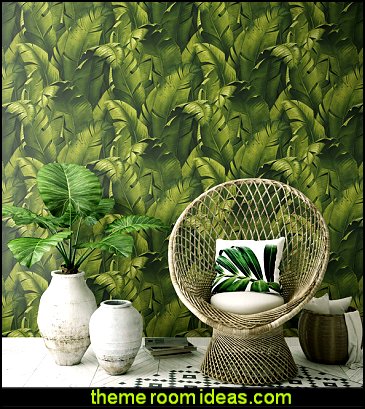 tropical bedroom decor banana leaf wallpaper tropical murals.j
