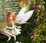 Magic Garden Fairies wallpaper mural  fairy wallpaper fairy wallpaper mural fairy mural