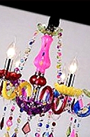 Colorful Fashion Mult-Color Glass chandelier -  modern chandelier pendant lamp ceiling light  girls bedroom decor - girls bedroom furniture - girls bedding - decorating girls rooms