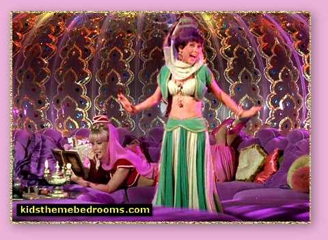 I Dream of Jeannie costume and Jeannie Evil Sister costume, I dream of Jeannie Green Costume, Adult Jeannie costume - Decorating theme bedrooms - Maries Manor: I Dream of Jeannie theme bedrooms - Moroccan style decorating - Jeannie bedroom harem style - Arabian Nights