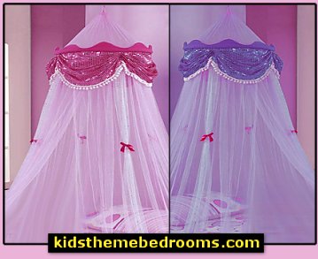 Princess Canopy with Sequins  I DREAM OF JEANNIE bedroom decor