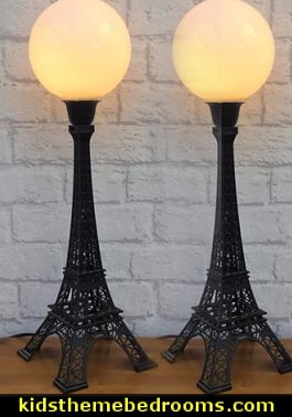 Eiffel Tower lamp paris Decor, French Lamp, Table Lamp, Eiffel Tower -  paris bedroom decor