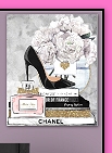 Paris wall art  ashion and Glam Wall Art Canvas Prints 'Blooming Books from Paris' Books