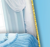 Blue Cinderella Princess Style Girls 4-Piece Cotton Duvet  Cinderella bedroom curtains - Cinderella bedding  princess cinderella room