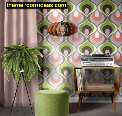 mid century modern wallpaper mid century bedroom ideas retro bedroom wall art retro furniture 