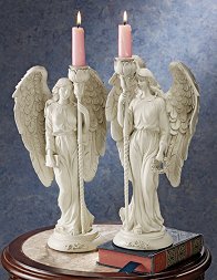 Angels of Virtue Sculptural Candelabra