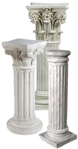 Classical Greek Plinth Athena Corinthian Pedestal Corinthian Pillar ancient greek mythology decor.