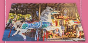 Vintage Carousel Rug carousel horse bedroom decor  carousel horse theme