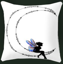 Fae Dreams Throw Pillow fairy bedding fairy comforter fae duvet feary bedrooms