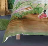 fairy bedding  Fairy Garden Comforters  Fairy Garden Pillow Sham   
