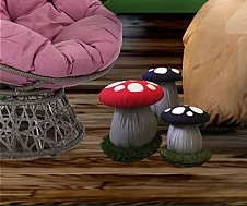 mushroom stolls mushroom decor papasan chair 