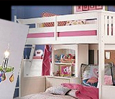 Bedroom Sets 
Loft  Beds  -  Bunk Beds
 Futon Bunk Beds 
Novelty Beds 
Canopy Beds 
Accessory Furniture
 Bookcases Nightstands Dressers 
 Armoires
   Desks  -  Vanities  
Chairs
   Rugs