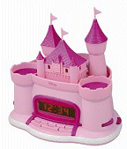 Little princesses will wake to a royal treat with this pretty castle-shaped Alarm Clock Radio