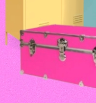 Footlocker Large pink -   lockers locker furniture Metal Locker Cabinet Footlockers Metal Locker Accent Cabinet  Metal Locker End Table